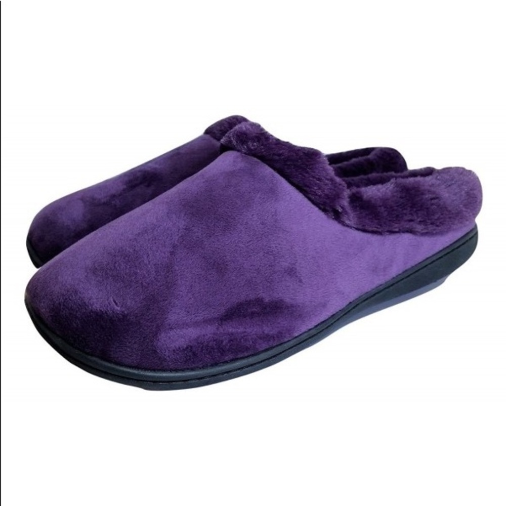 🌵3/$20 - Dearfoams - Slippers - Purple -Size XL